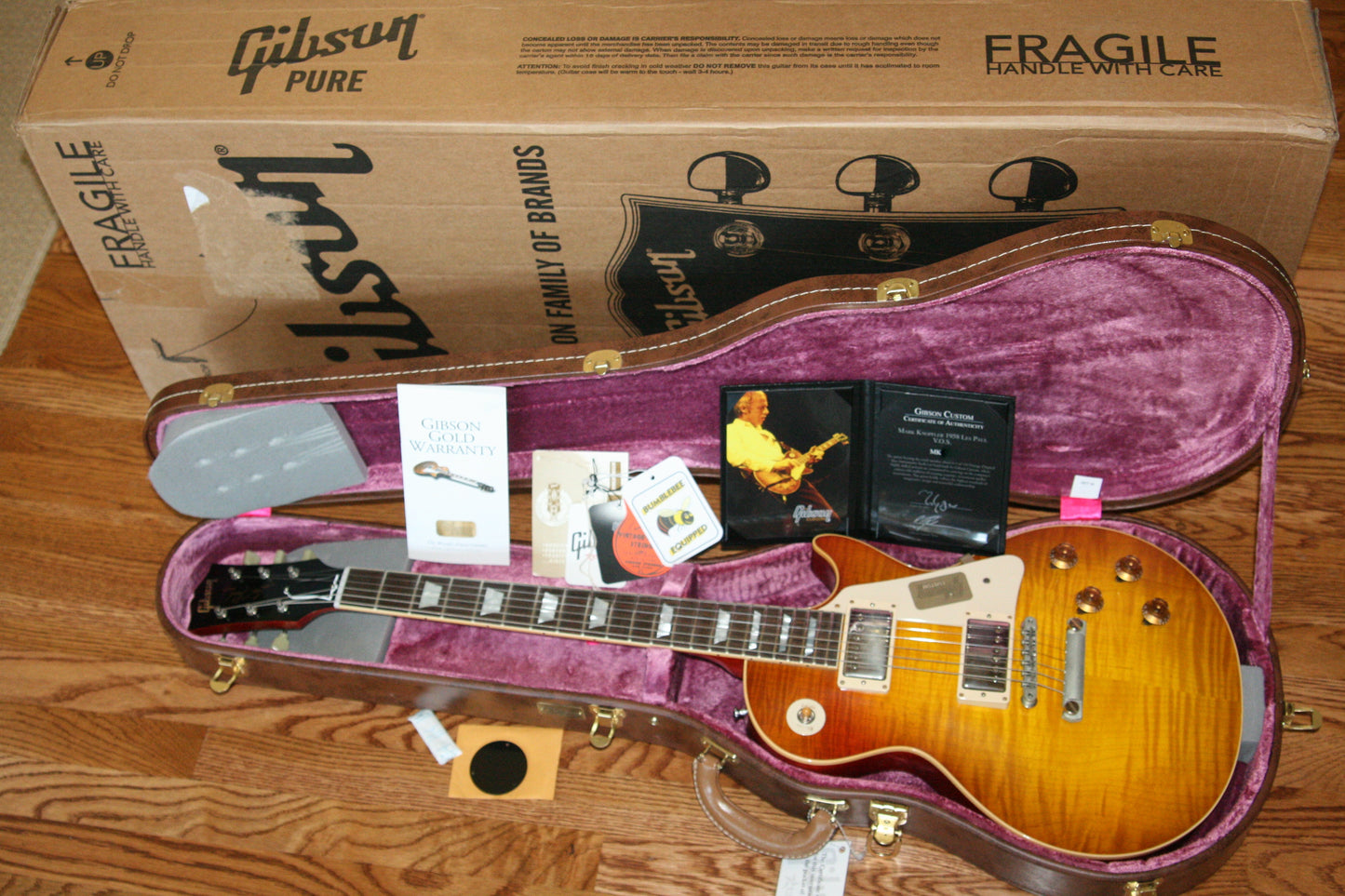 1958 Gibson Mark Knopfler VOS Les Paul Custom Shop Historic 58 R8 Lightweight!