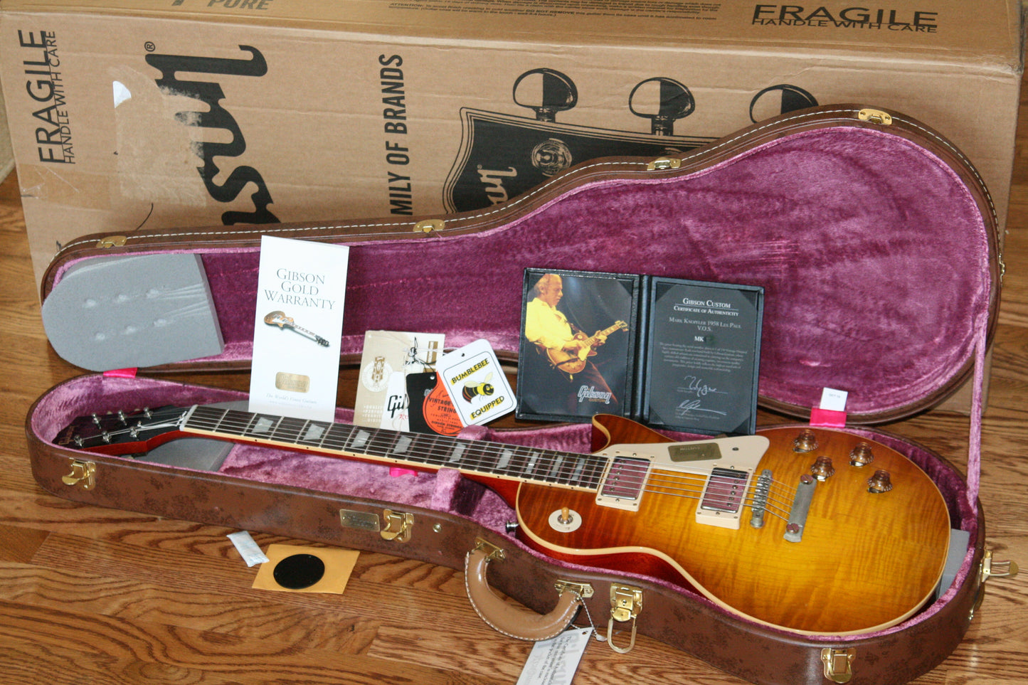 1958 Gibson Mark Knopfler VOS Les Paul Custom Shop Historic 58 R8 Lightweight!