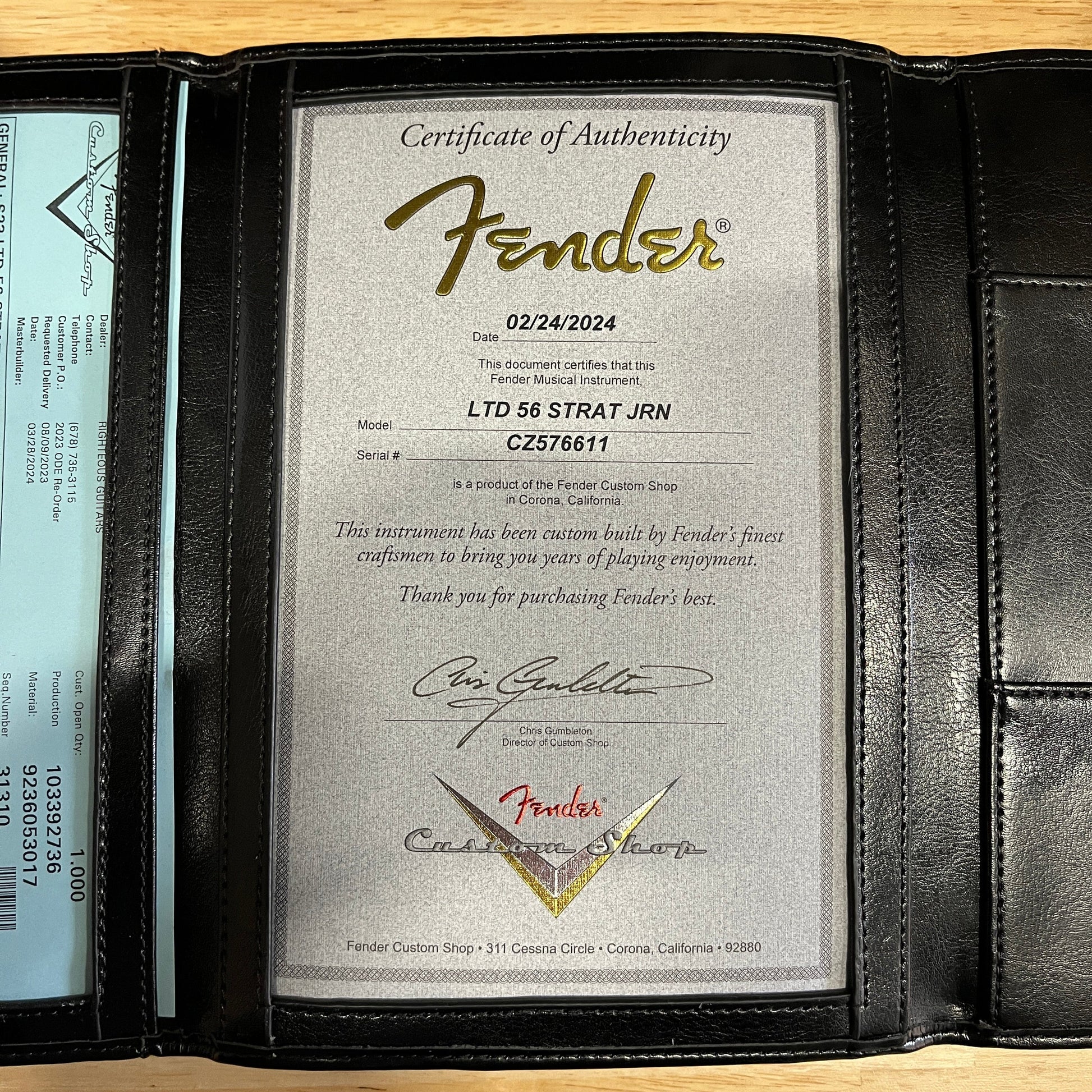 Fender Custom Shop Limited 1956 Stratocaster Relic - Aged Black