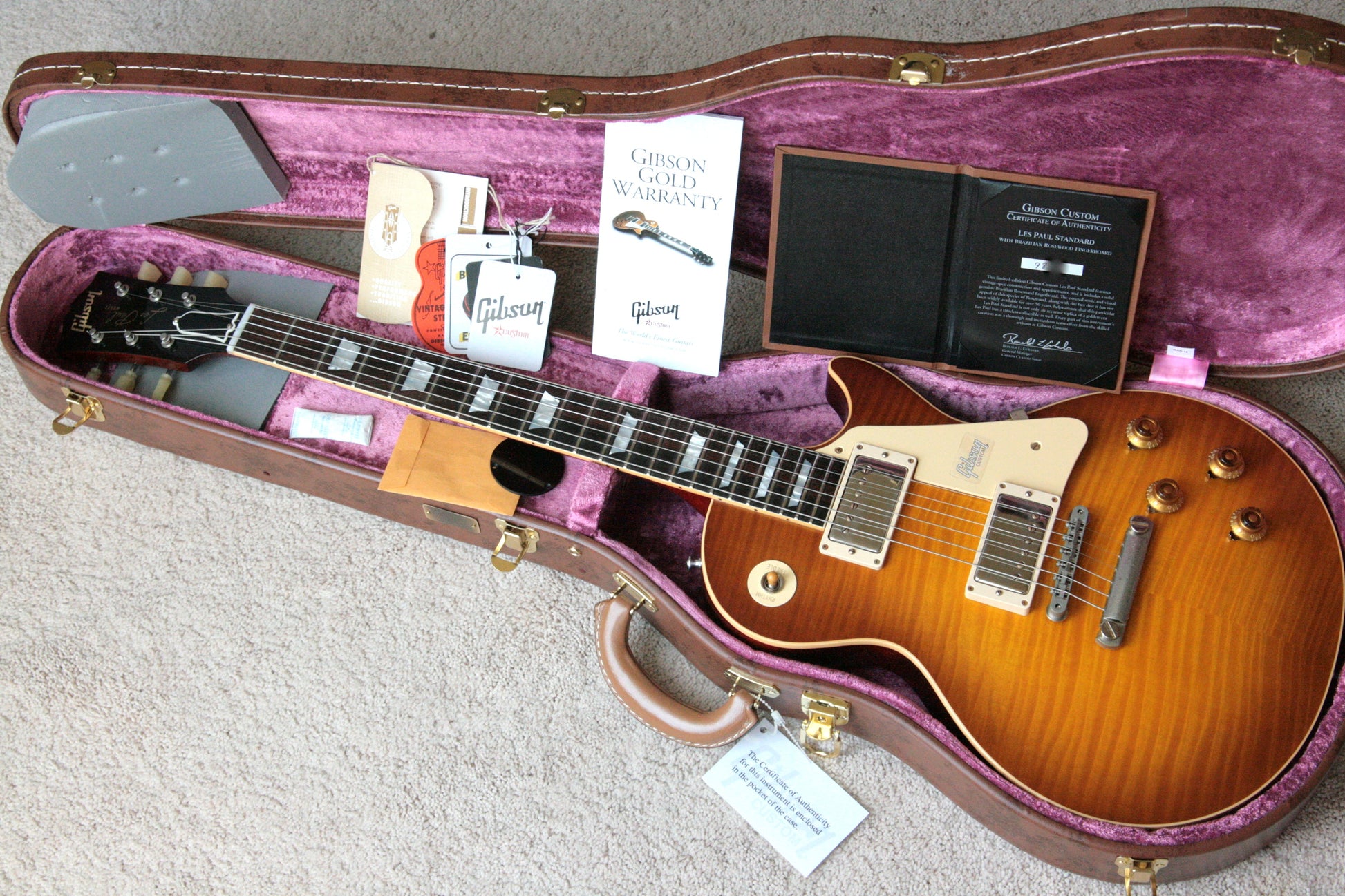 2018 Gibson 1959 BRAZILIAN ROSEWOOD Les Paul Historic Reissue! R9 59 Custom Shop TH Spec
