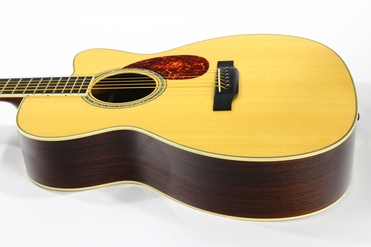 2001 Collings OM3C Cutaway Model - Sitka/EIR, Brazilian Rosewood headplate, Abalone Rosette, om3 om2h om1