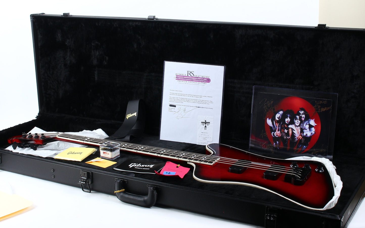 Gibson One-Off! 2022 Gene Simmons Thunderbird Bass HALLOWEEN BURST g2