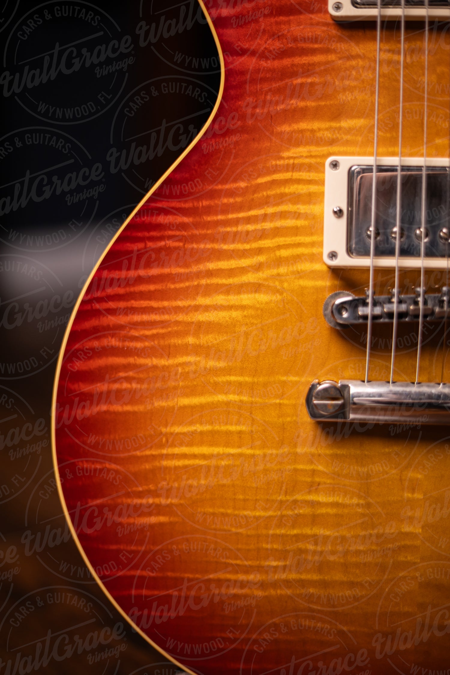 Gibson Custom Shop 1959 Les Paul Standard Reissue Electric Guitar - Washed Cherry Sunburst VOS
