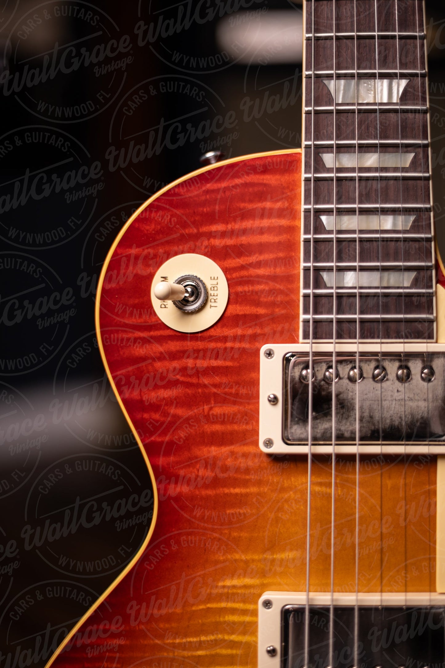 Gibson Custom Shop 1959 Les Paul Standard Reissue Electric Guitar - Washed Cherry Sunburst VOS