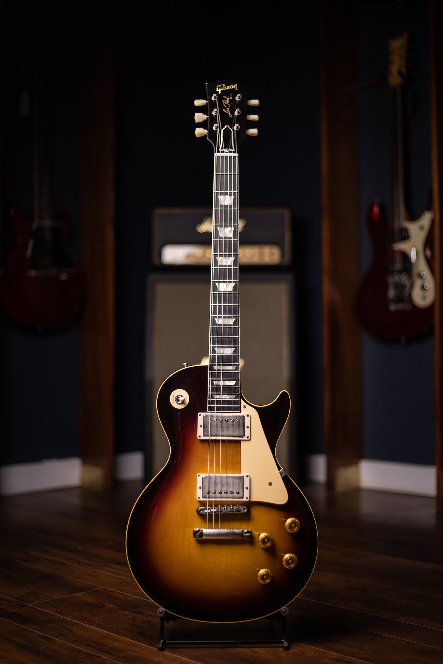 Gibson Custom Shop Murphy Lab 1958 Les Paul Standard Reissue Ultra Light Aged Electric Guitar - Bourbon Burst