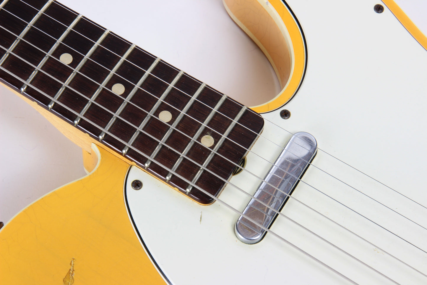 1960 Fender Custom Shop Masterbuilt Brazilian Telecaster Relic Paul Waller Double-Bound Nocaster Blonde