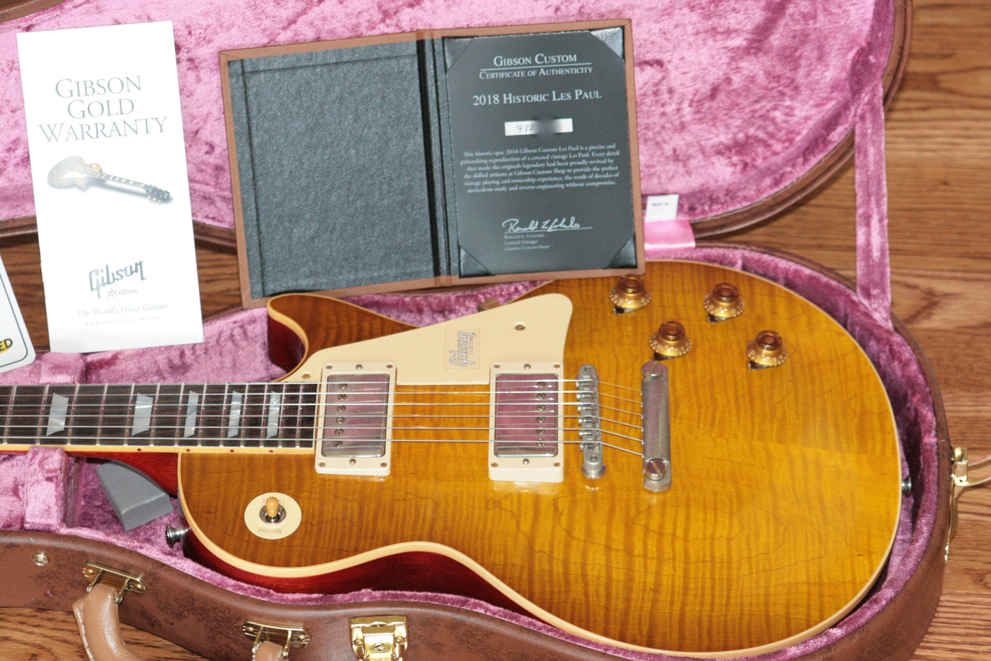 2018 Gibson 1959 Les Paul Historic Reissue! R9 59 HONEY LEMON FADE Custom Shop TH Spec