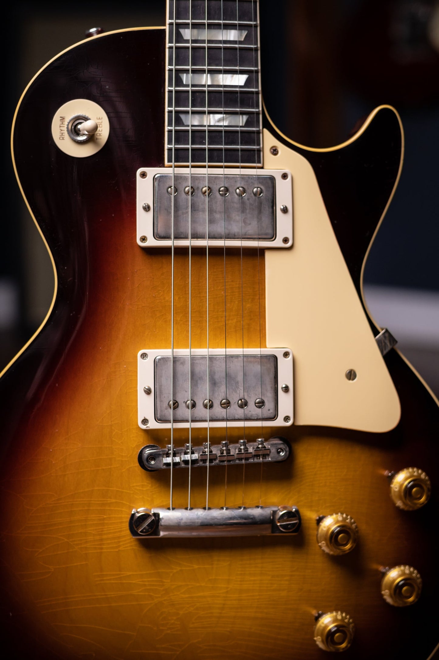 Gibson Custom Shop Murphy Lab 1958 Les Paul Standard Reissue Ultra Light Aged Electric Guitar - Bourbon Burst