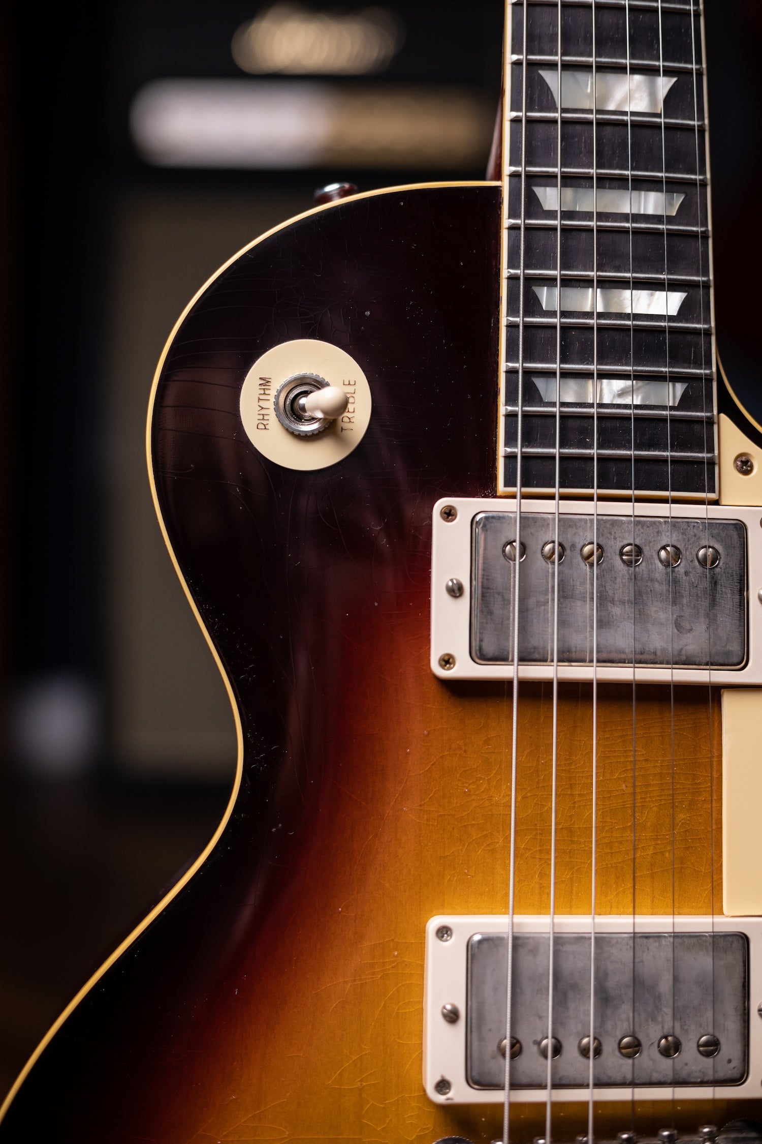 Gibson Custom Shop Murphy Lab 1958 Les Paul Standard Reissue Ultra Light Aged Electric Guitar - Bourbon Burst