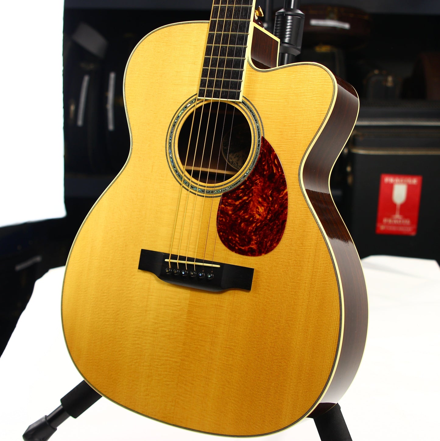 2001 Collings OM3C Cutaway Model - Sitka/EIR, Brazilian Rosewood headplate, Abalone Rosette, om3 om2h om1