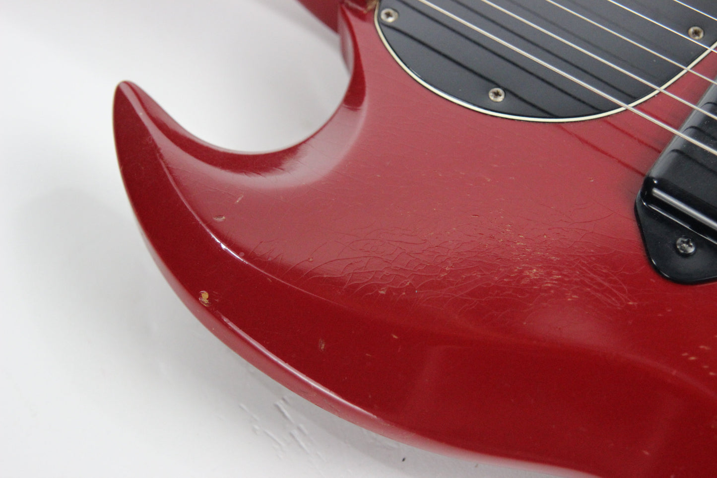 1965 Gibson SG Junior EMBER RED Wide Nut Les Paul Jr. Custom Color