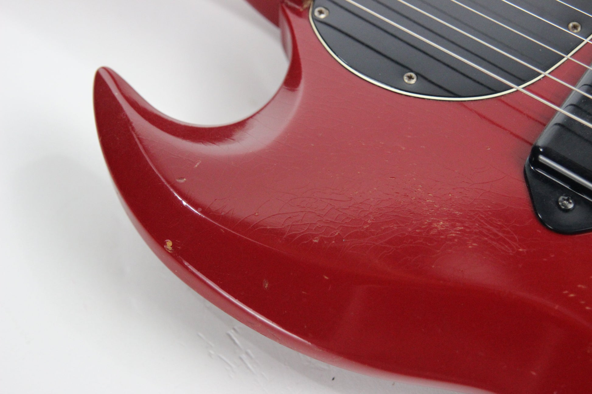 1965 Gibson SG Junior EMBER RED Wide Nut Les Paul Jr. Custom Color