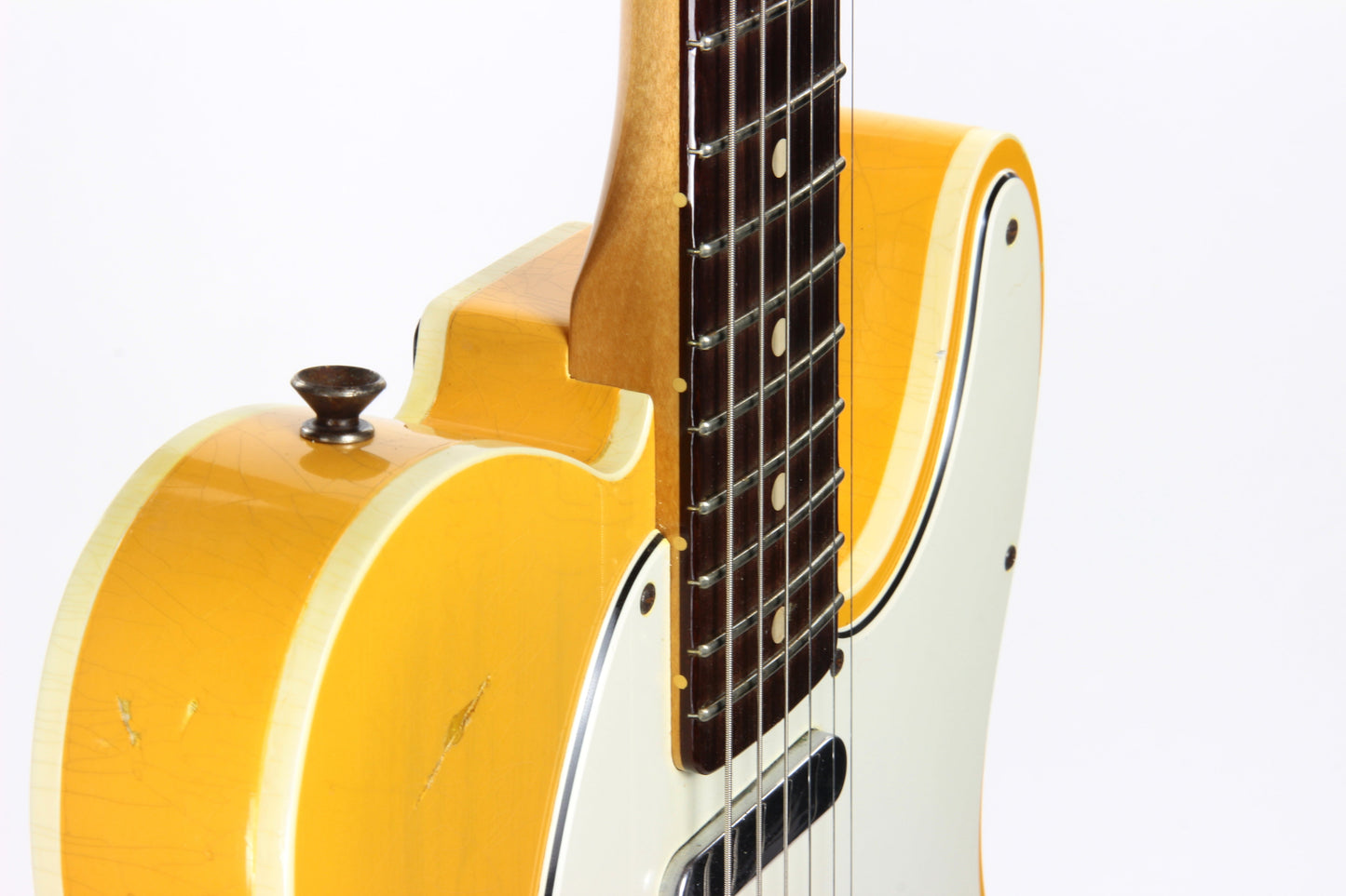1960 Fender Custom Shop Masterbuilt Brazilian Telecaster Relic Paul Waller Double-Bound Nocaster Blonde