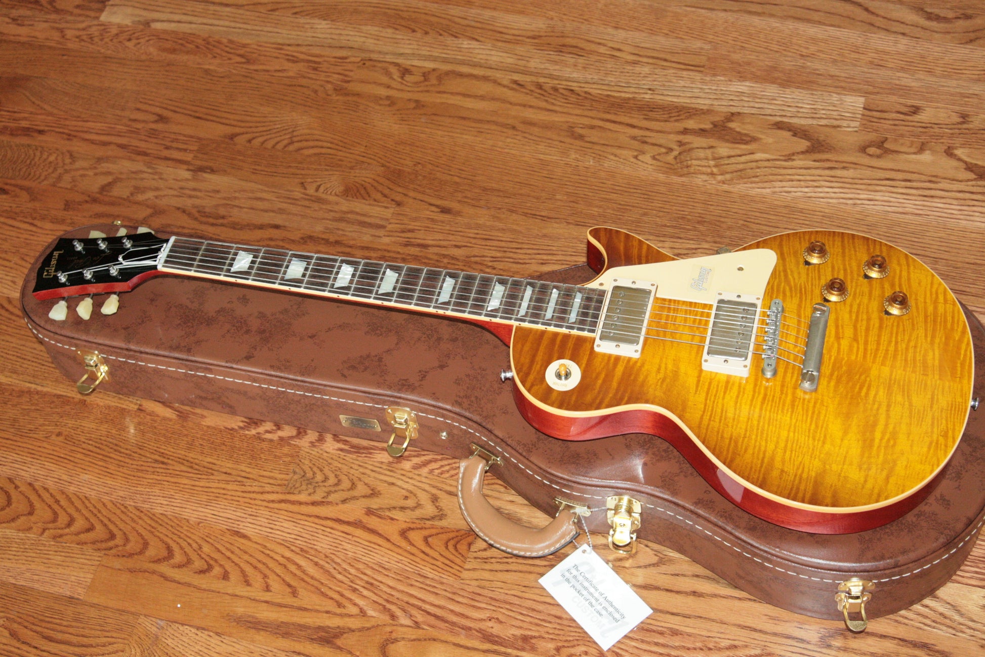 2018 Gibson 1959 Les Paul Historic Reissue! R9 59 HONEY LEMON FADE Custom Shop TH Spec