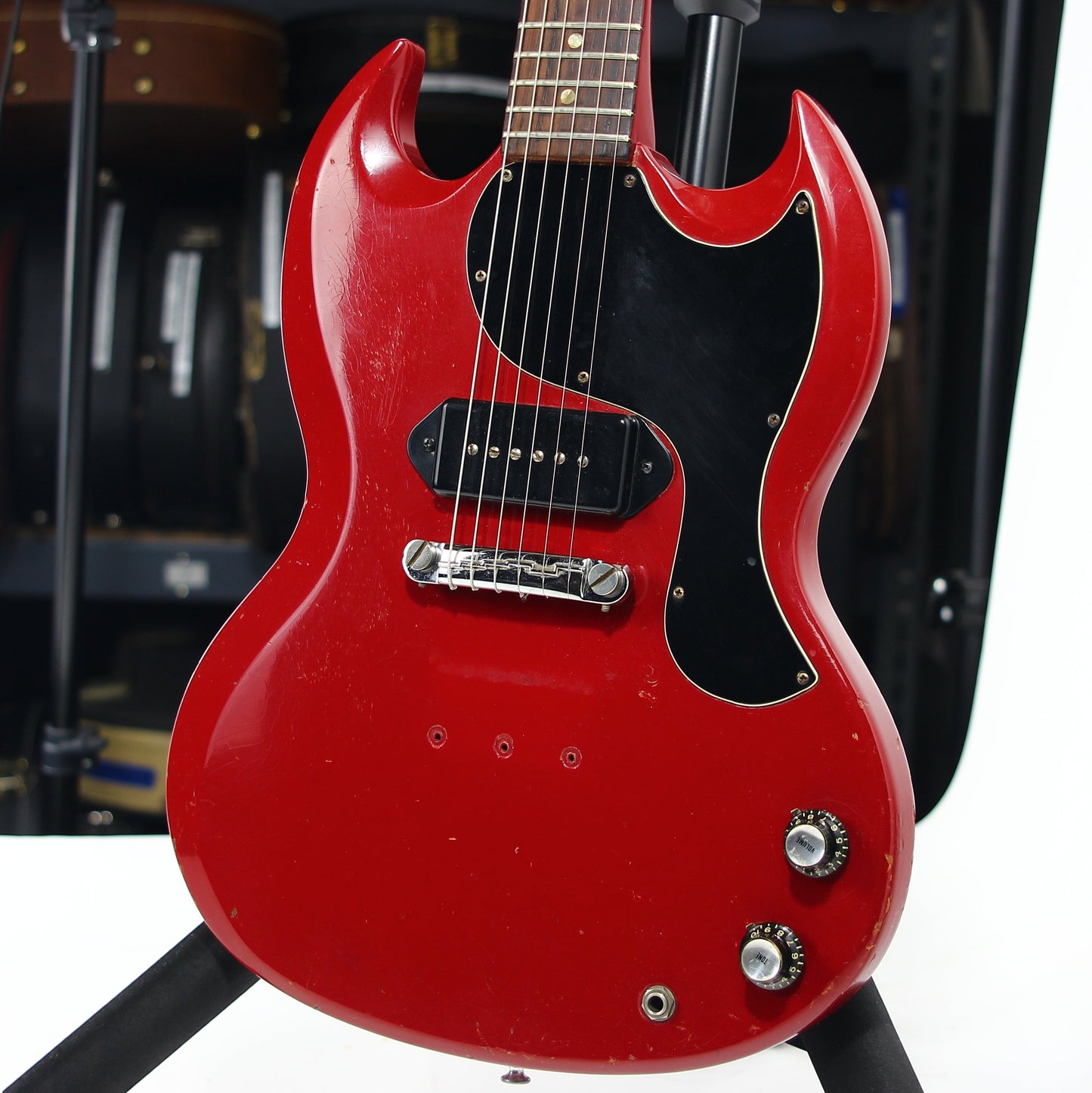 1965 Gibson SG Junior EMBER RED Wide Nut Les Paul Jr. Custom Color