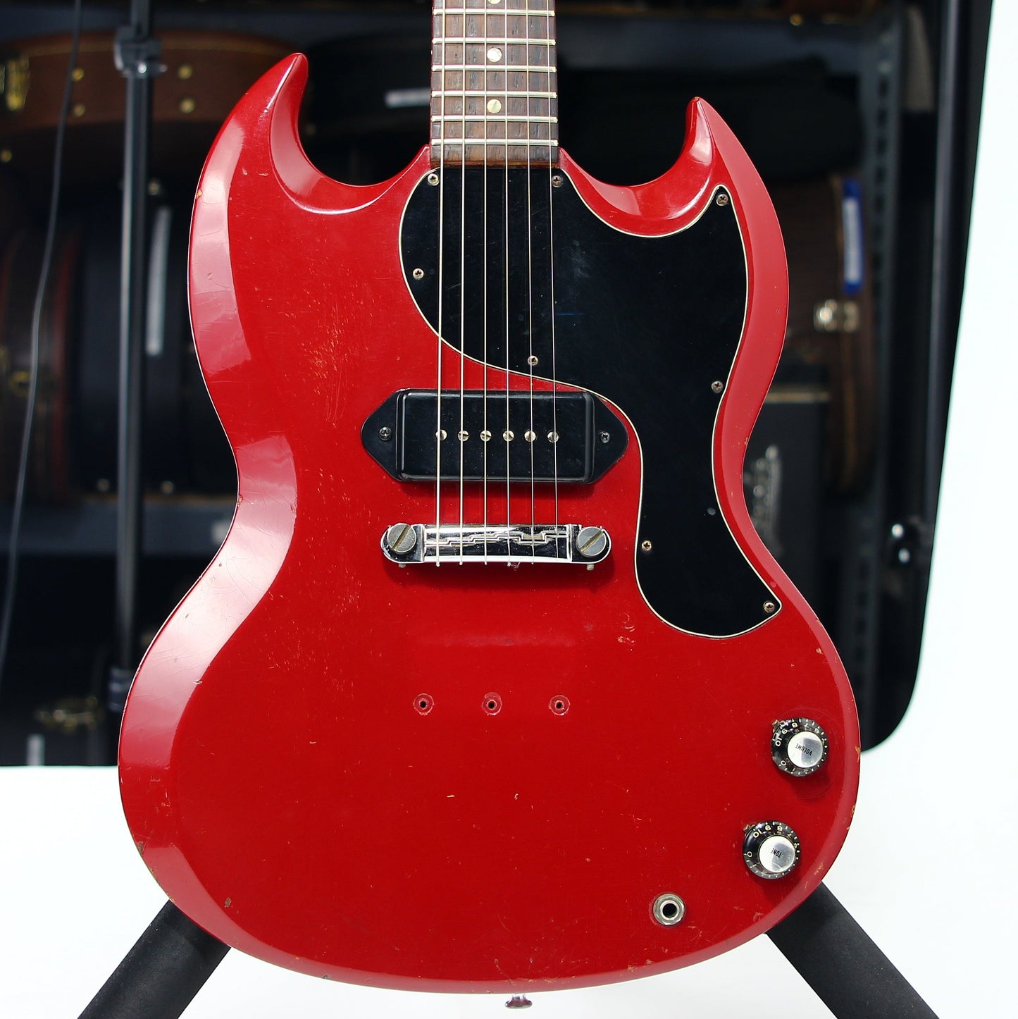 1965 Gibson SG Junior EMBER RED Wide Nut Les Paul Jr. Custom Color