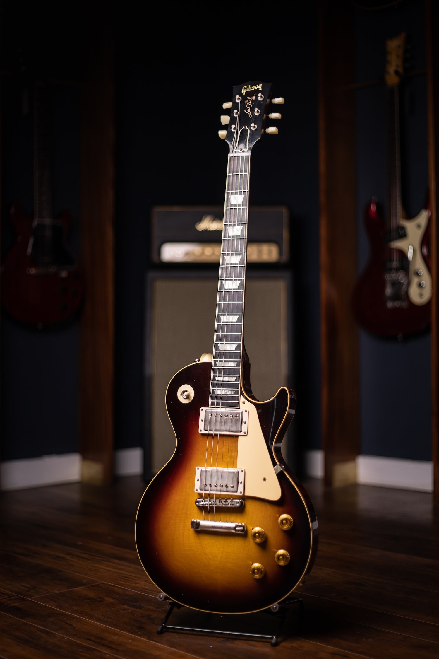 Gibson Custom Shop Murphy Lab 1958 Les Paul Standard Reissue Ultra Light Aged Electric Guitar - Bourbon Burst