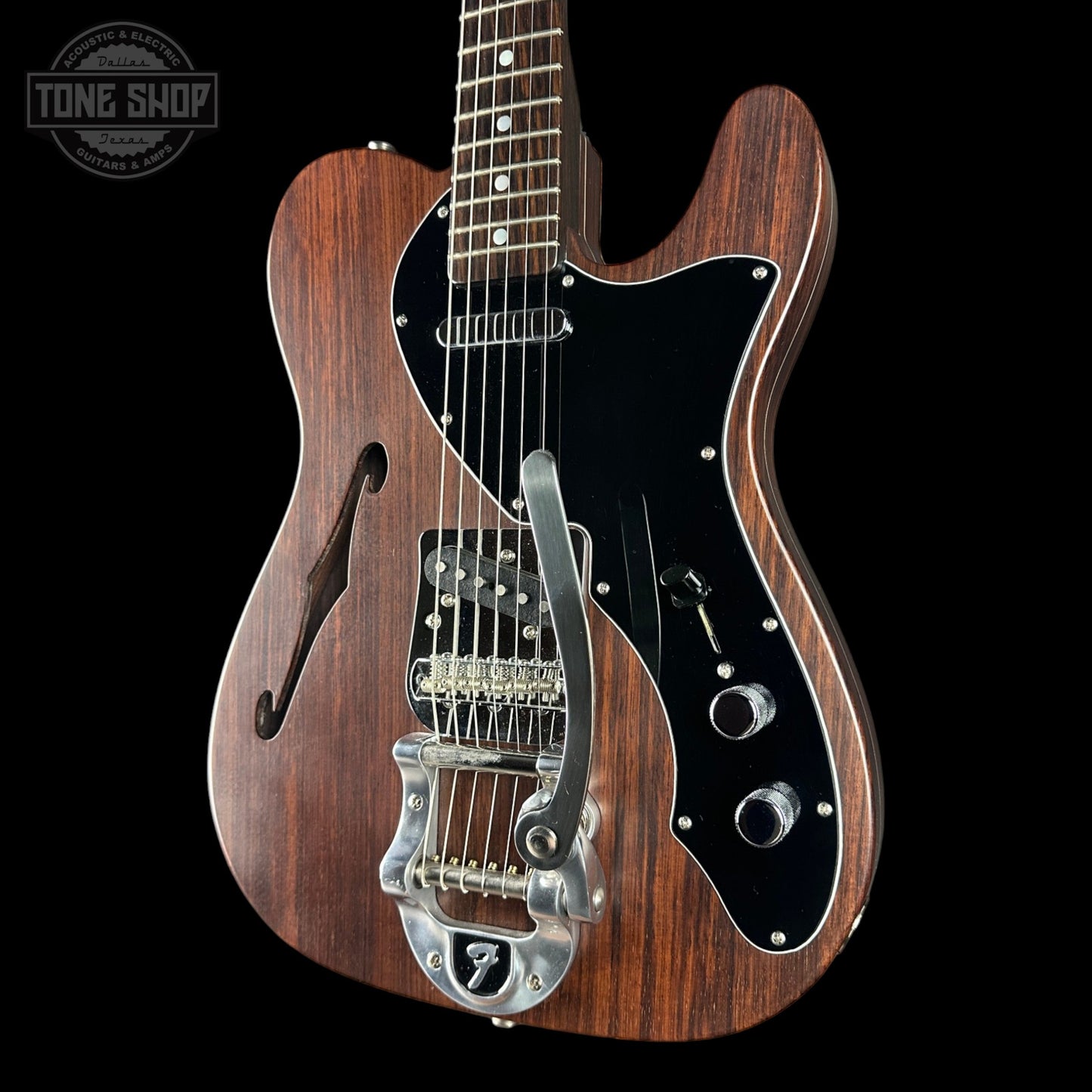 Used 2016 Fender Greg Fessler Masterbuilt Rosewood Thinline Tele NOS w/Case TSU24143