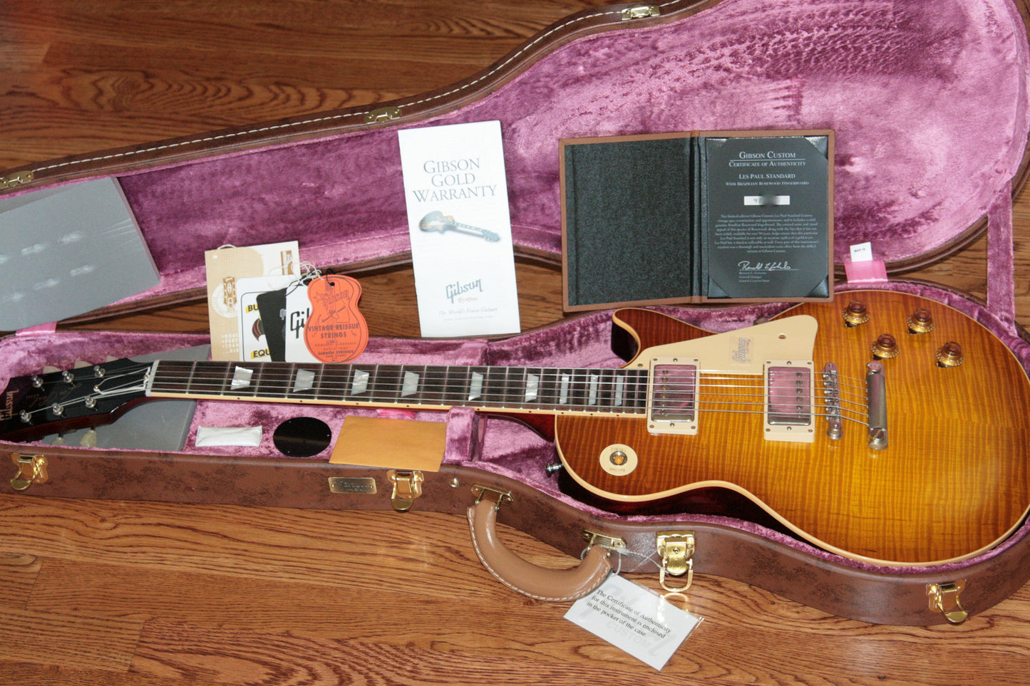 2018 Gibson 1959 BRAZILIAN ROSEWOOD Les Paul Historic Reissue! R9 59 Custom Shop TH Spec KILLER TOP