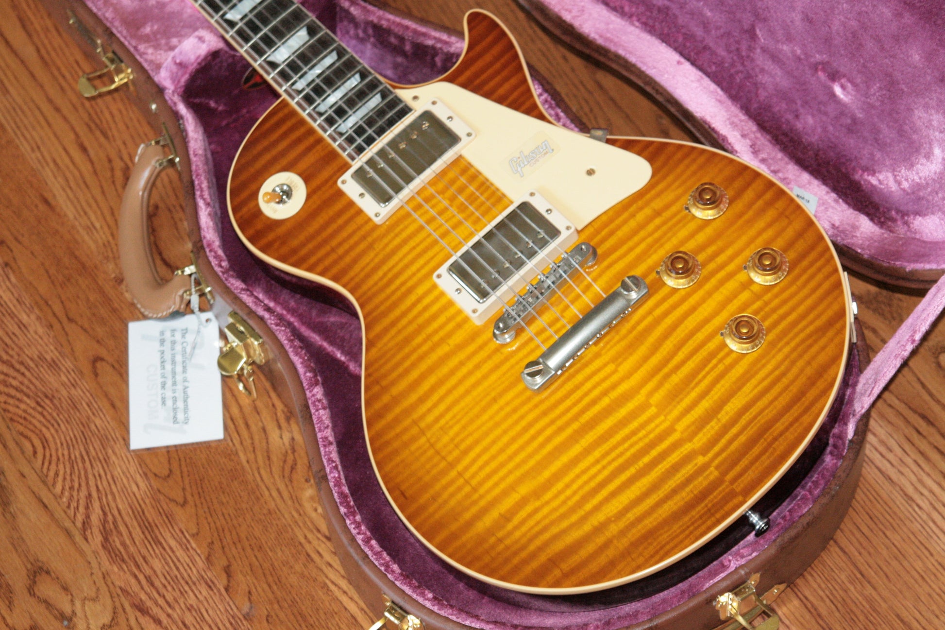 2018 Gibson 1959 BRAZILIAN ROSEWOOD Les Paul Historic Reissue! R9 59 Custom Shop TH Spec KILLER TOP