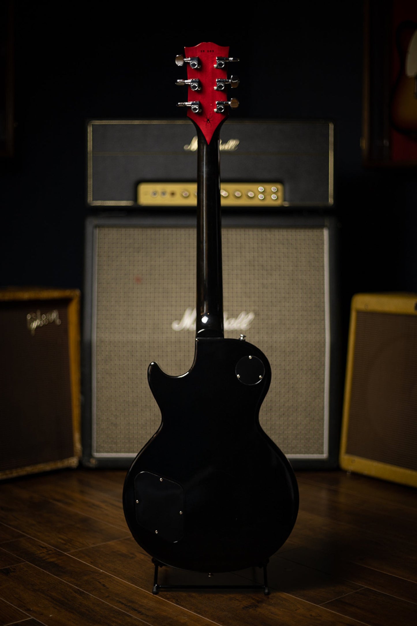 2009 Gibson Les Paul LPR7 Black Widow Electric Guitar - Black/Red