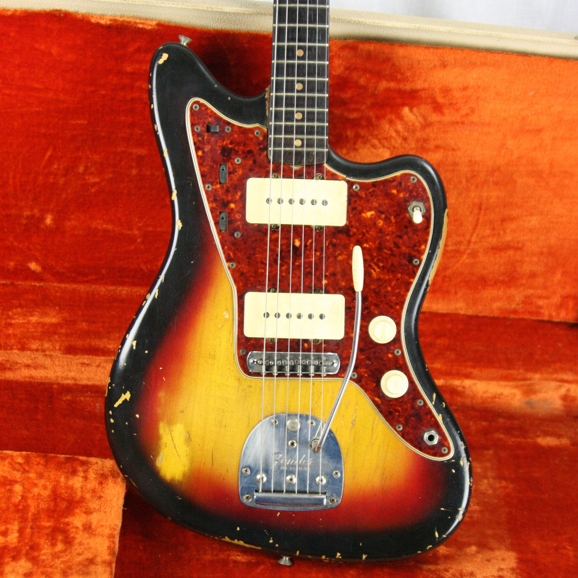 1963 Fender Jazzmaster Sunburst w/ Original White Tolex Case! Pre-CBS! stratocaster telecaster