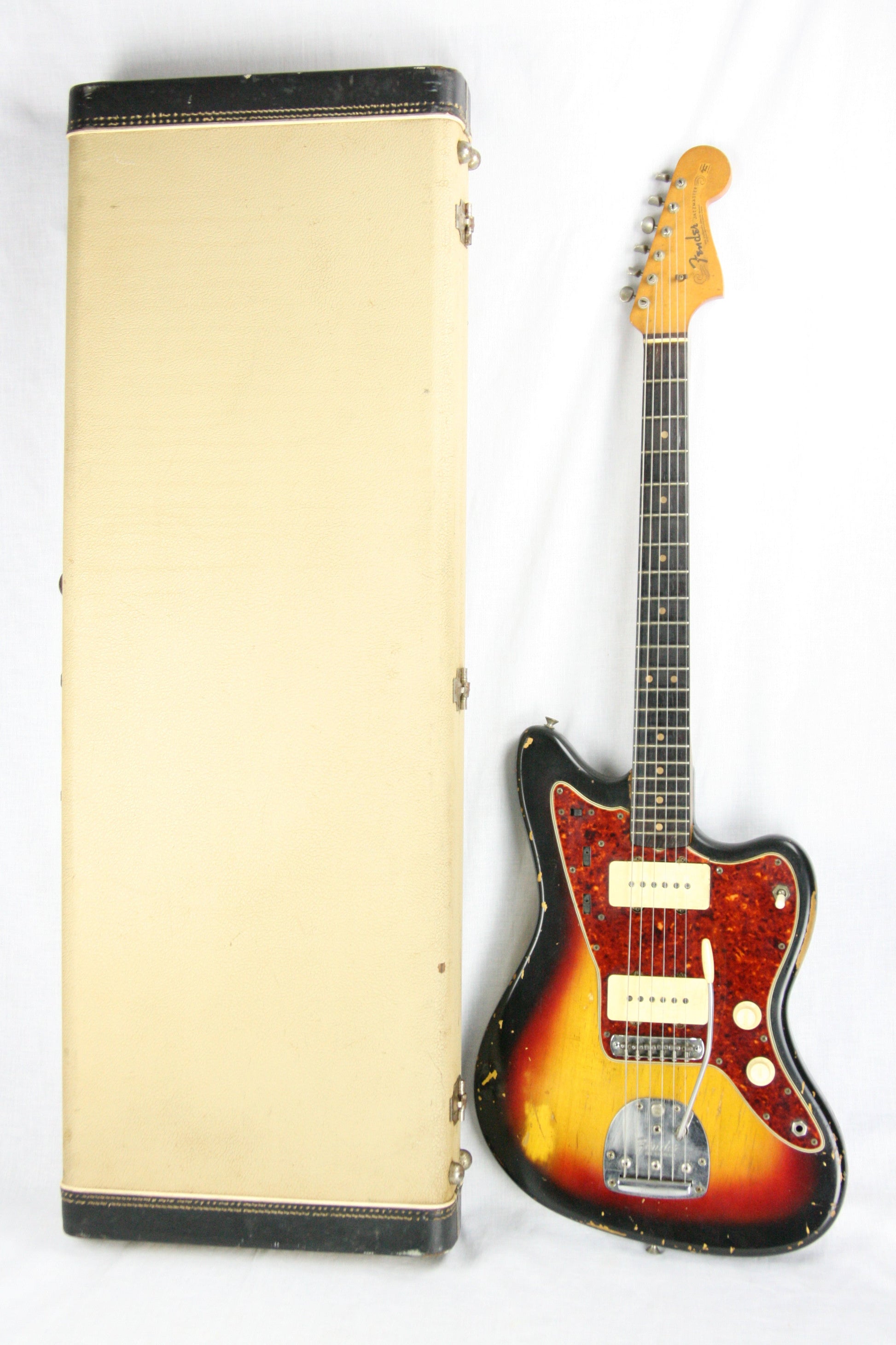 1963 Fender Jazzmaster Sunburst w/ Original White Tolex Case! Pre-CBS! stratocaster telecaster