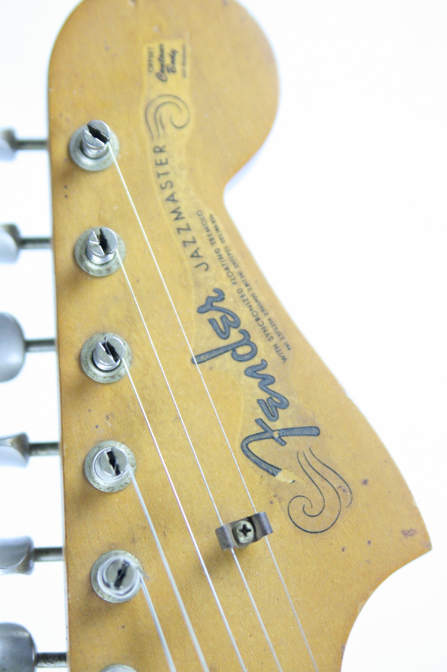 1963 Fender Jazzmaster Sunburst w/ Original White Tolex Case! Pre-CBS! stratocaster telecaster