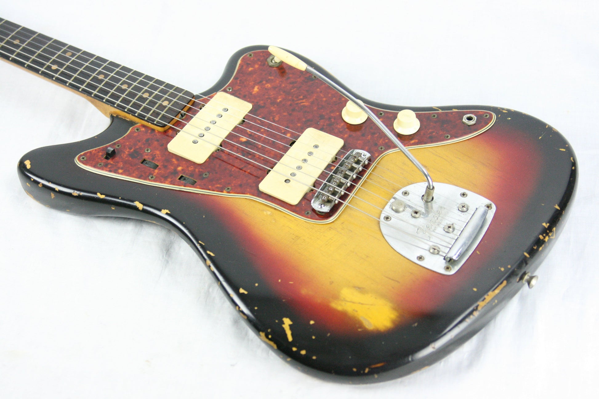 1963 Fender Jazzmaster Sunburst w/ Original White Tolex Case! Pre-CBS! stratocaster telecaster