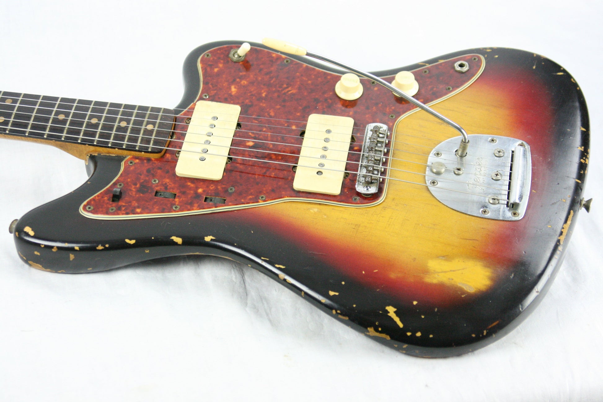 1963 Fender Jazzmaster Sunburst w/ Original White Tolex Case! Pre-CBS! stratocaster telecaster