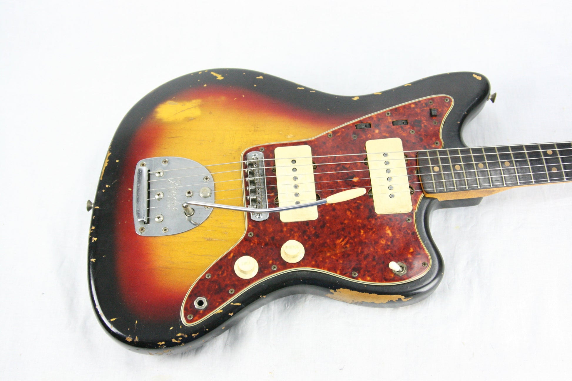 1963 Fender Jazzmaster Sunburst w/ Original White Tolex Case! Pre-CBS! stratocaster telecaster