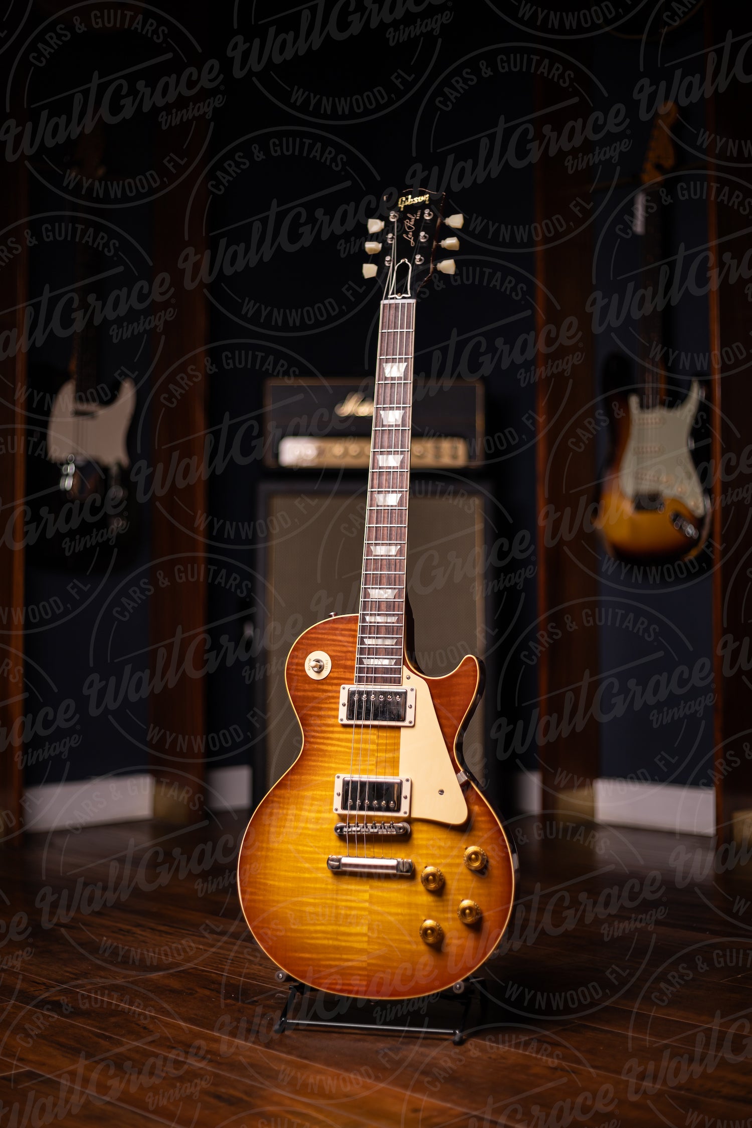 Gibson Custom Shop Murphy Lab 1959 Les Paul Standard Light Aged Reissue Electric Guitar - Royal Tea Burst