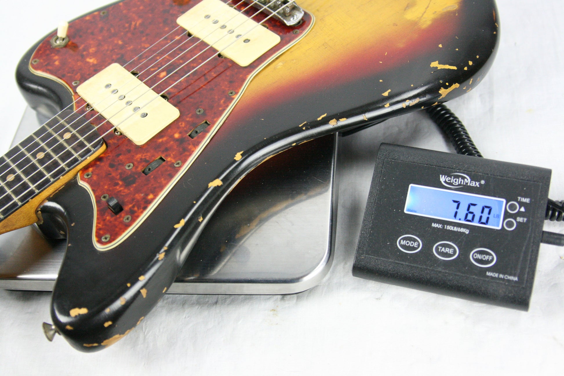 1963 Fender Jazzmaster Sunburst w/ Original White Tolex Case! Pre-CBS! stratocaster telecaster