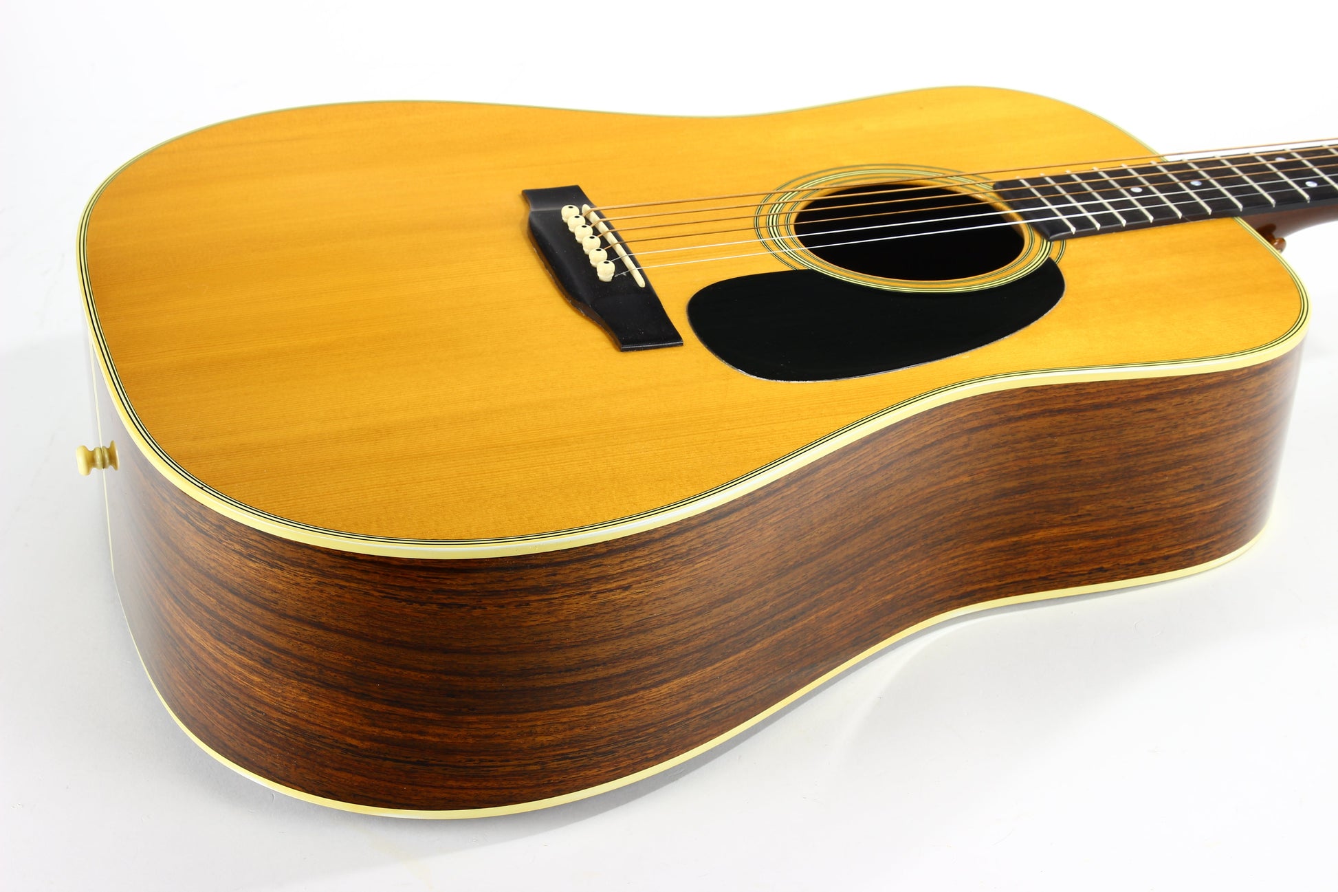 1974 Martin D-28 CLEAN All-Original -- Natural, Dreadnought, Rosewood Back/Sides, Blue Case!