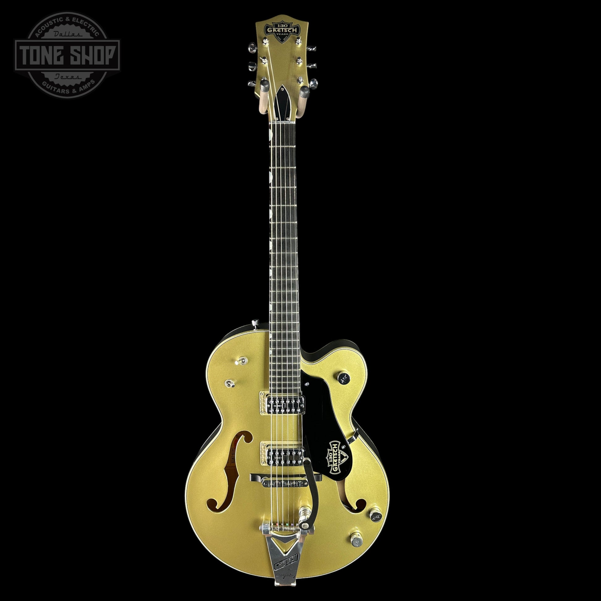 Used 2013 Gretsch Custom Shop Stephen Stern Masterbuilt 130 Anniversary Metallic Gold/Black w/Case TSU24198