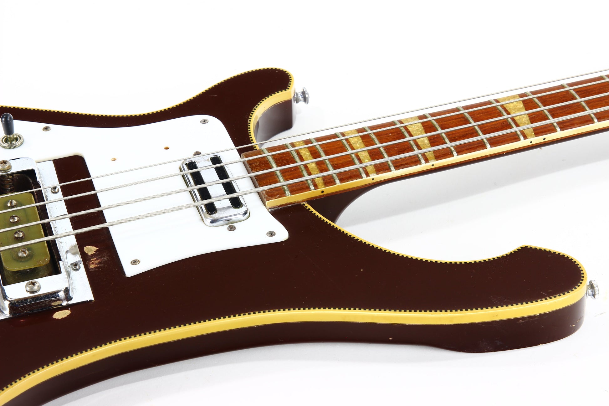 1969 Rickenbacker 4001 Bass Burgundyglo LEFT-HANDED -- EXTREMELY RARE Beatles Era Paul McCartney Ric! 4000