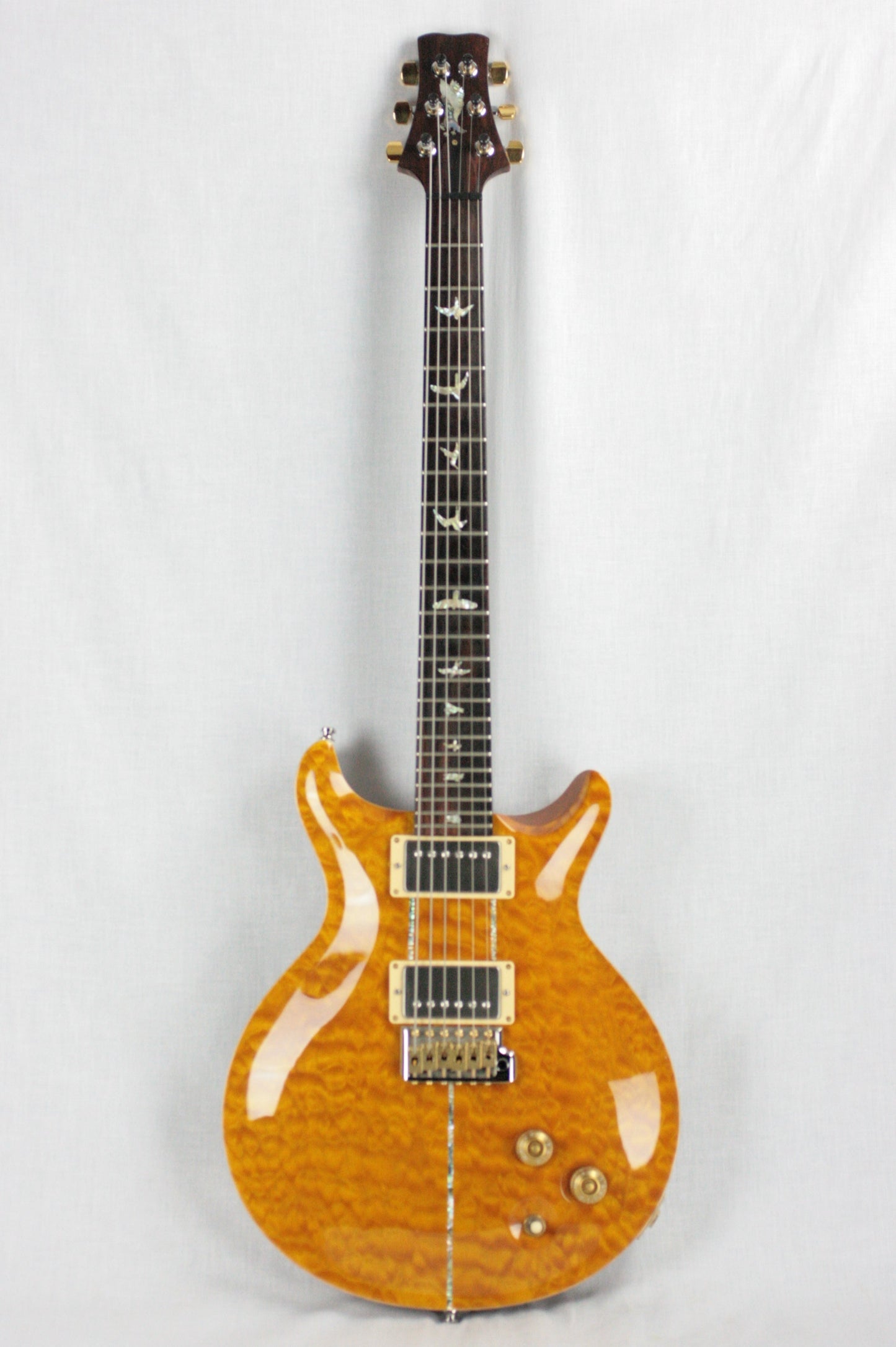 2004 PRS Solid BRAZILIAN ROSEWOOD Neck Santana Limited Edition 1/200! Paul Reed Smith Yellow Quilt