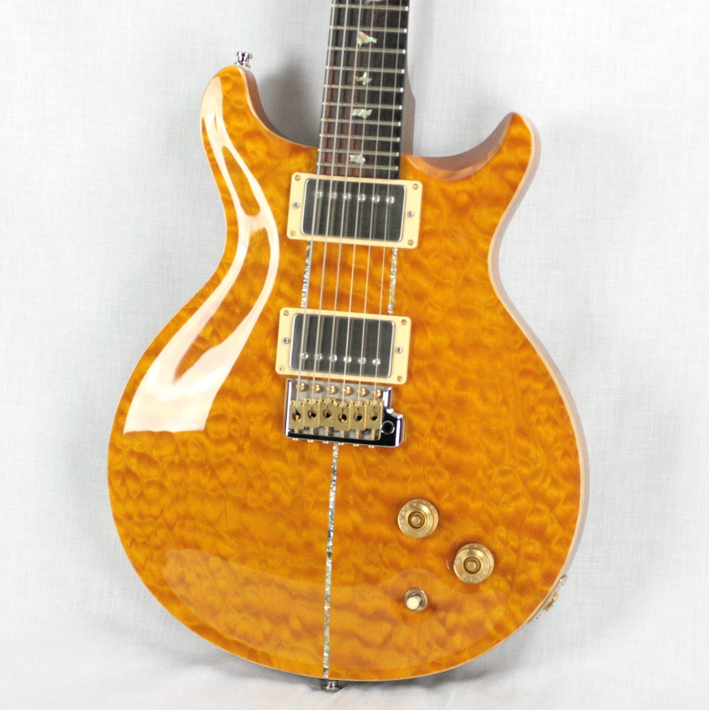 2004 PRS Solid BRAZILIAN ROSEWOOD Neck Santana Limited Edition 1/200! Paul Reed Smith Yellow Quilt