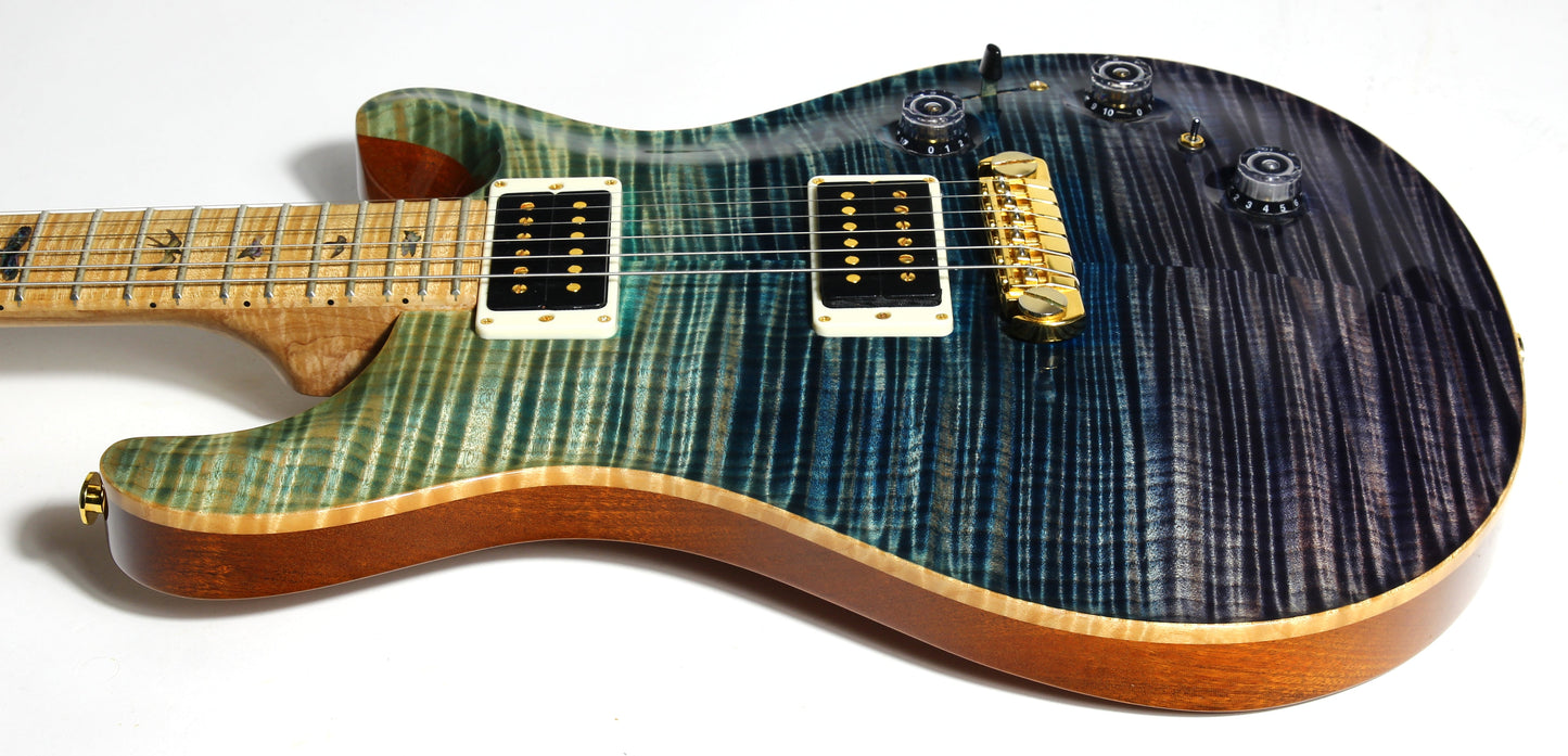 2012 PRS P22 Artist Package Piezo BLUE FADE -- Custom 22, CRAZY FLAMETOP, Flame Neck!