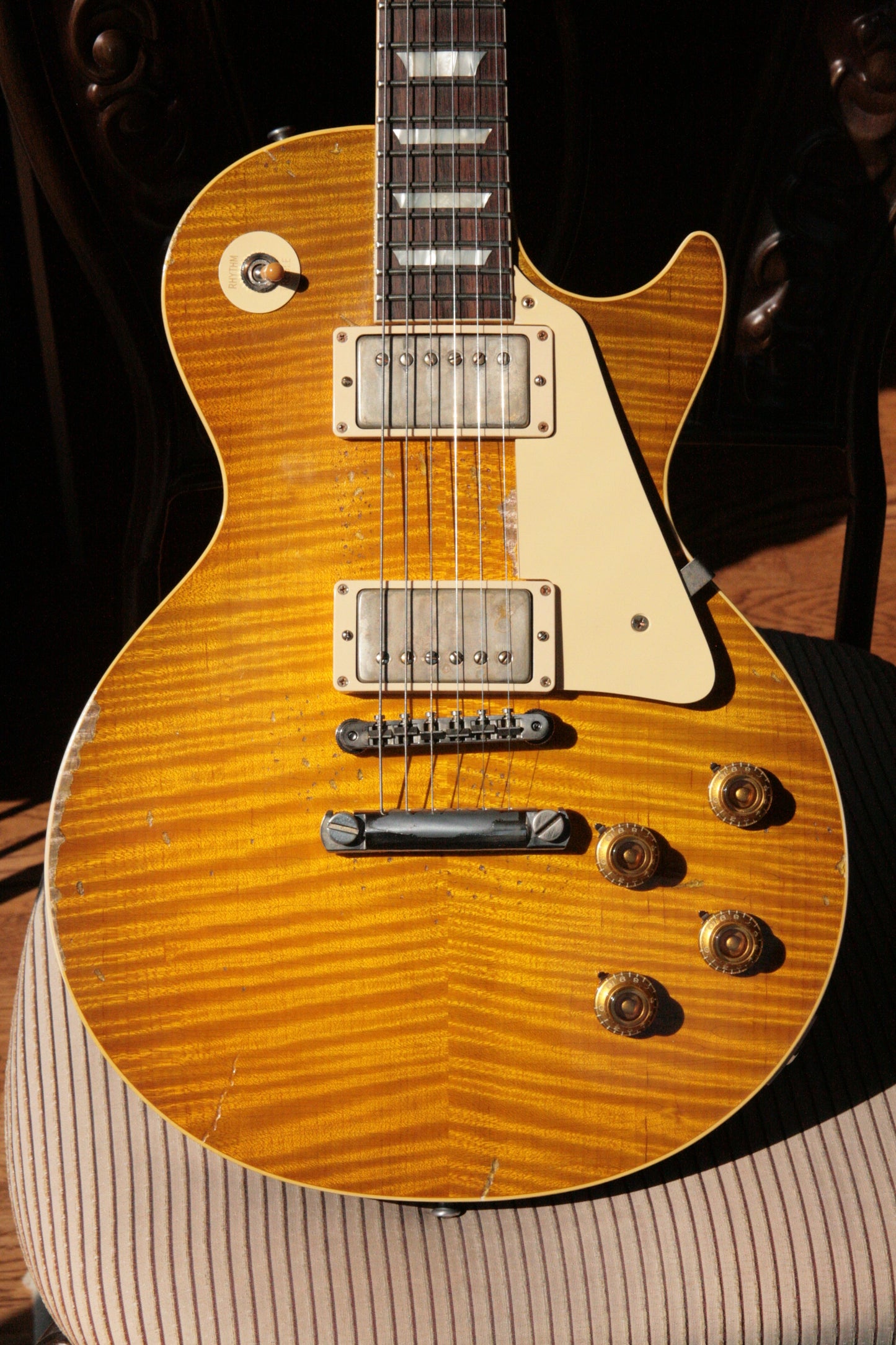 1959 Gibson AGED & SIGNED Ace Frehley 59 Les Paul Reissue! R9 True Historic 2015 Lemon Burst