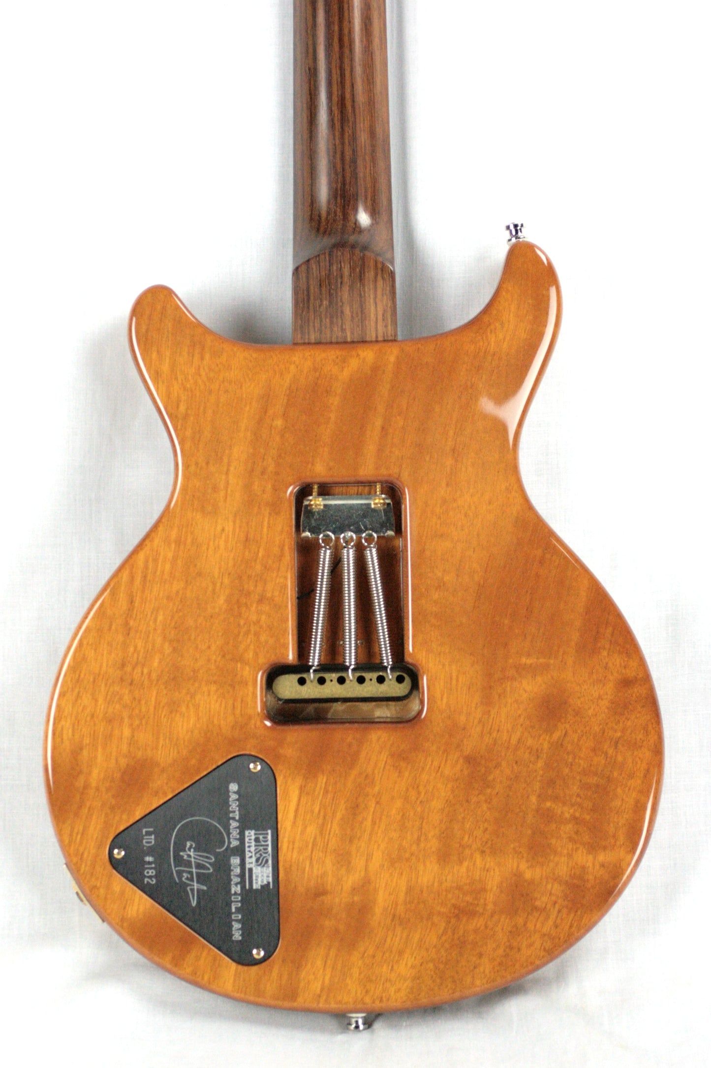 2004 PRS Solid BRAZILIAN ROSEWOOD Neck Santana Limited Edition 1/200! Paul Reed Smith Yellow Quilt