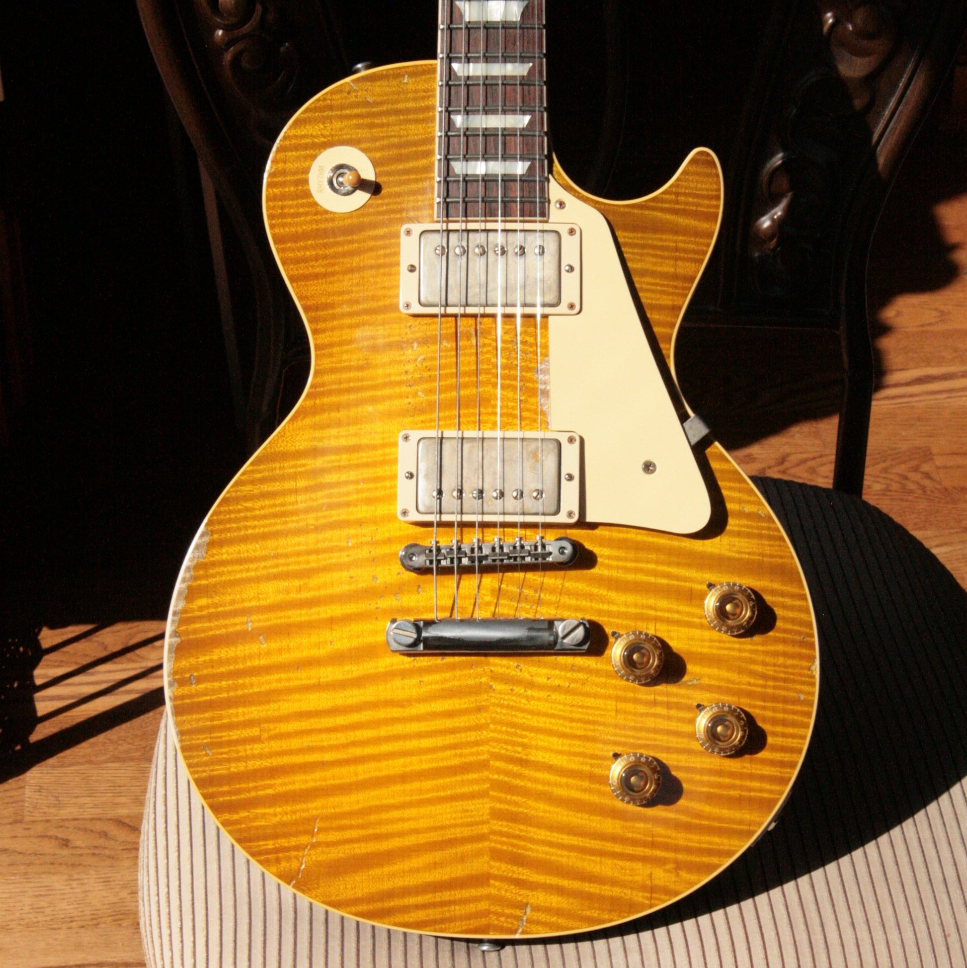 1959 Gibson AGED & SIGNED Ace Frehley 59 Les Paul Reissue! R9 True Historic 2015 Lemon Burst