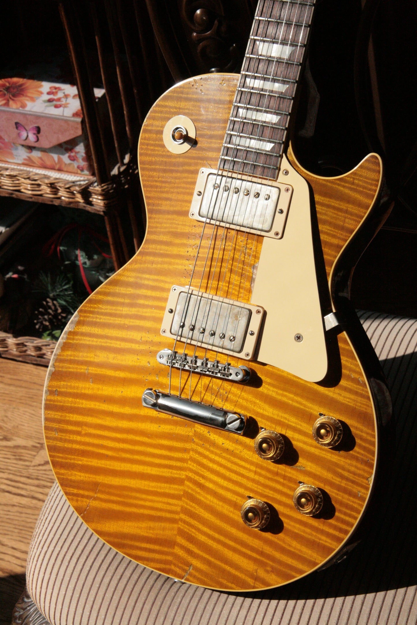 1959 Gibson AGED & SIGNED Ace Frehley 59 Les Paul Reissue! R9 True Historic 2015 Lemon Burst