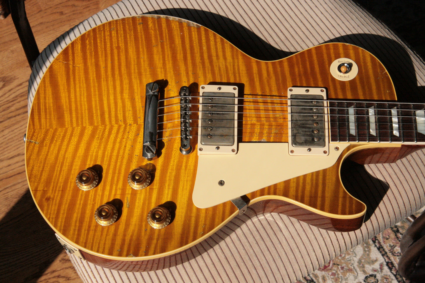 1959 Gibson AGED & SIGNED Ace Frehley 59 Les Paul Reissue! R9 True Historic 2015 Lemon Burst