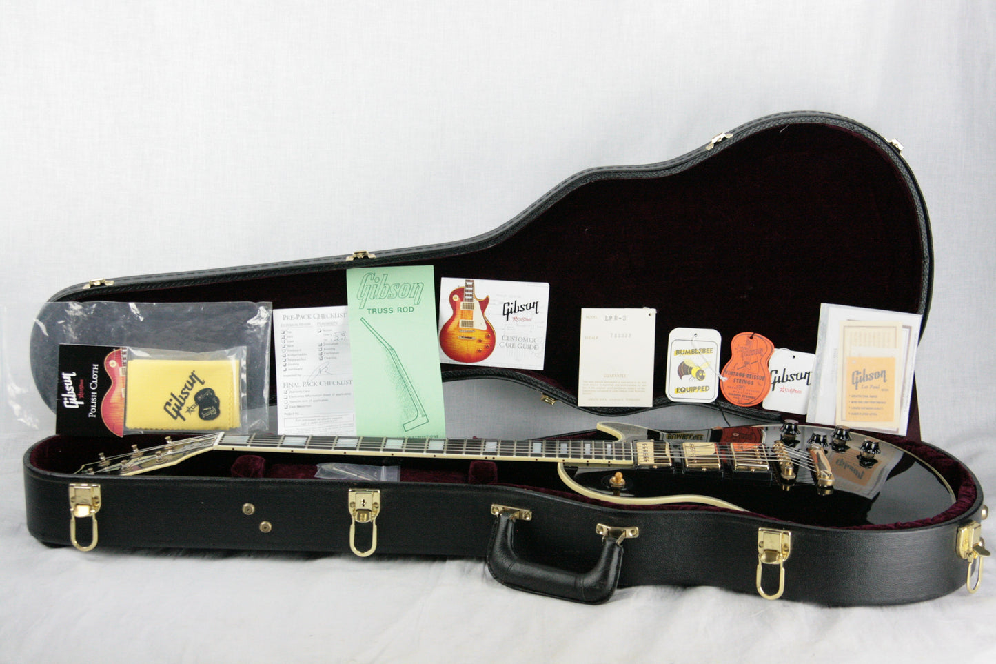 1957 Gibson Les Paul Custom 3 Pickups! LPB-3 Black Beauty Historic Reissue 57 Jimmy Page