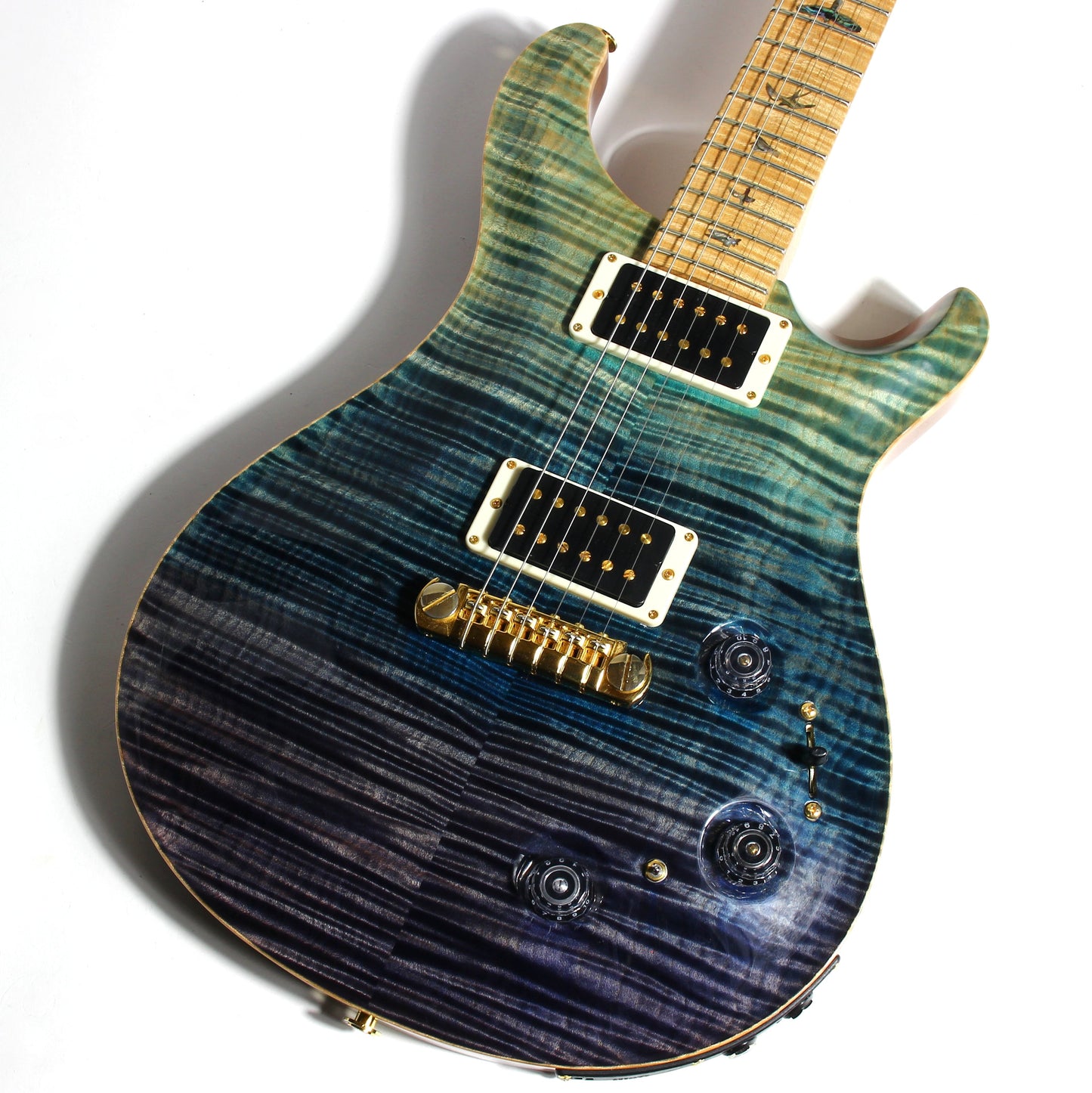 2012 PRS P22 Artist Package Piezo BLUE FADE -- Custom 22, CRAZY FLAMETOP, Flame Neck!