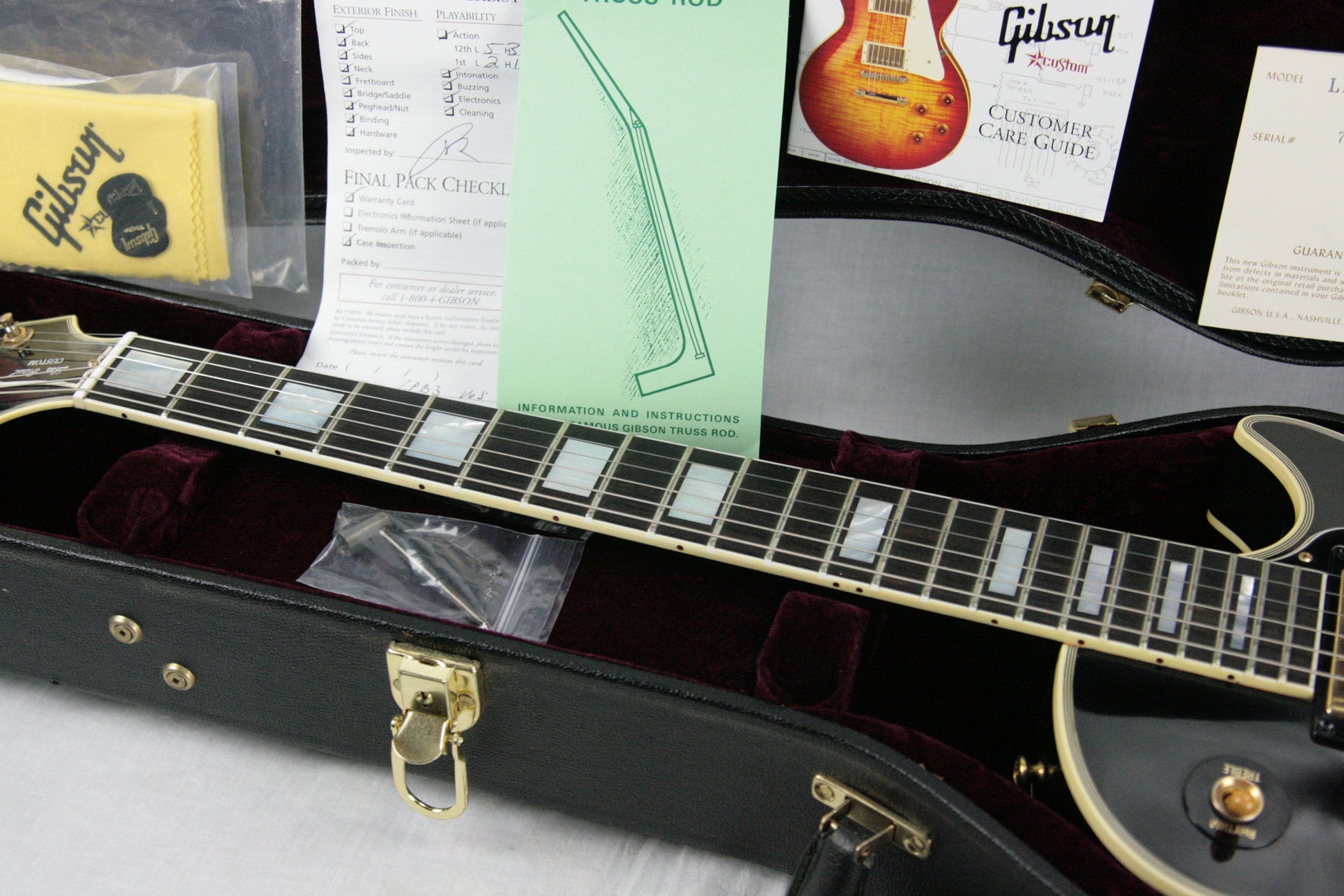 1957 Gibson Les Paul Custom 3 Pickups! LPB-3 Black Beauty Historic Reissue 57 Jimmy Page