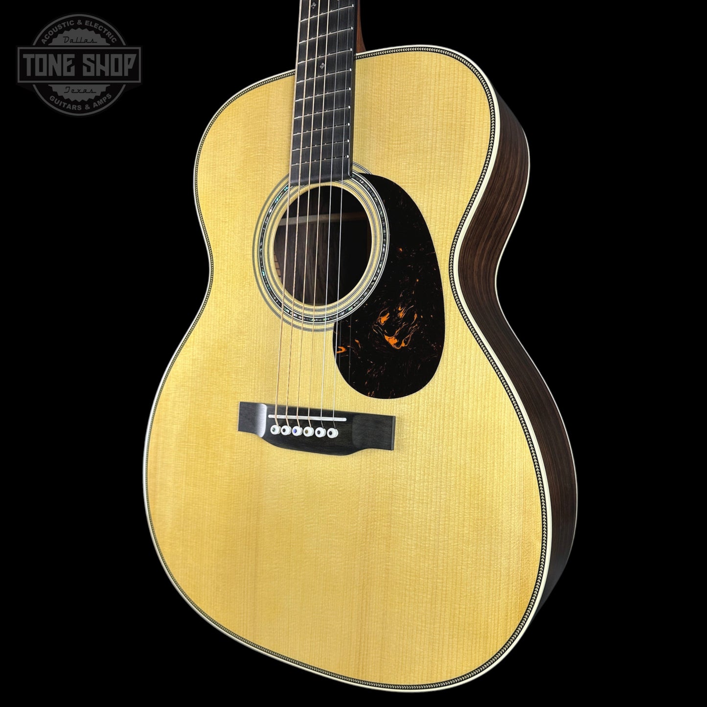 Martin Custom Shop  28/45 Style OM Adirondack/Wild Grain East Indian Rosewood  w/case 3068286