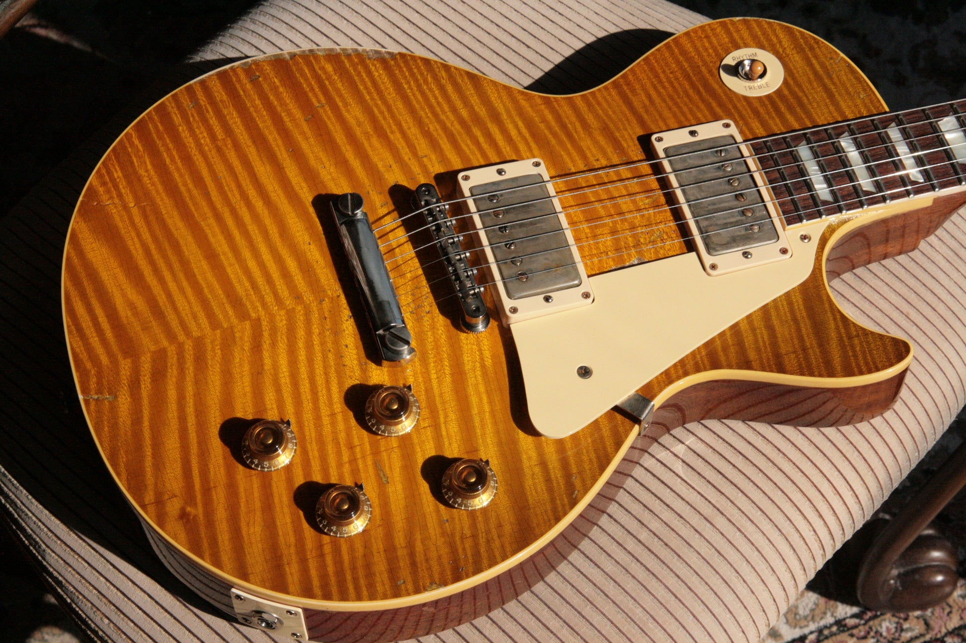 1959 Gibson AGED & SIGNED Ace Frehley 59 Les Paul Reissue! R9 True Historic 2015 Lemon Burst