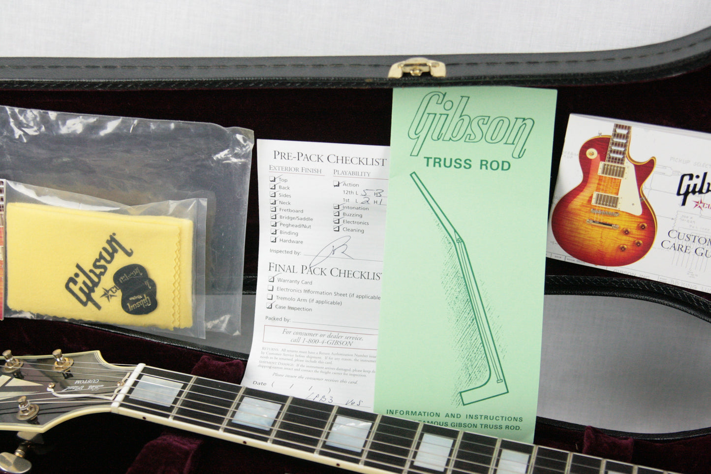 1957 Gibson Les Paul Custom 3 Pickups! LPB-3 Black Beauty Historic Reissue 57 Jimmy Page